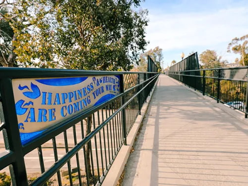 Vermont Street Bridge, parte da trilha de San Diego que passa por Hillcrest