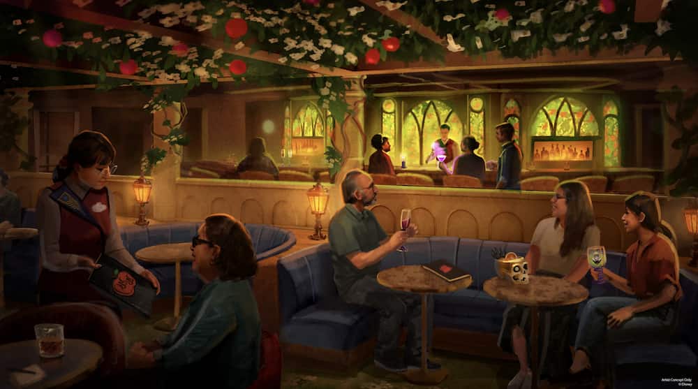O novo navio da Disney Cruise Line, o Believe, vai contar com um bar inspirado na Branca de Neve, o Wishing Well