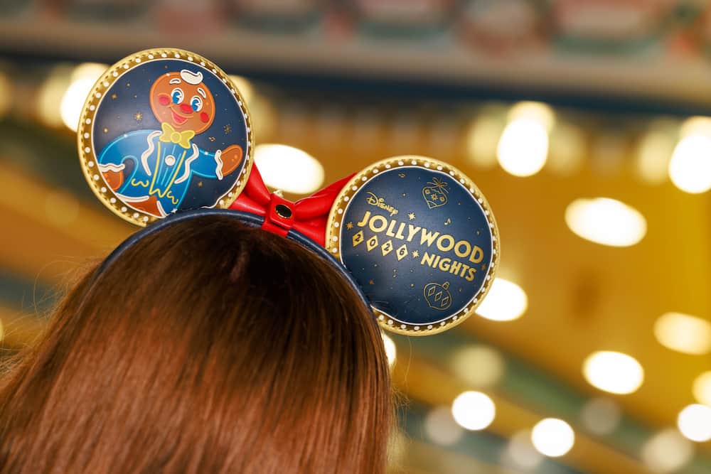 Orelinhas especiais de merchandising especial da festa de natal do Hollywood Studios, Jollywood Nights 2026