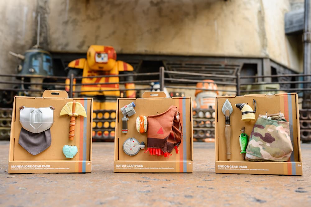 Acessórios personalizáveis dos Batuu Adventure Buddies
